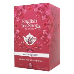   English Tea Shop Rooibos bio tea acai bogyóval és gránátalmával 20 Filter