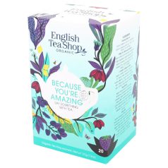   English Tea Shop Say Something with Tea - Because You are Amazing Bio tea 20 filter