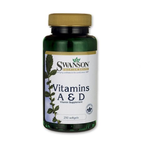 Swanson A és D-Vitamin lágyzselatin kapszula 250db