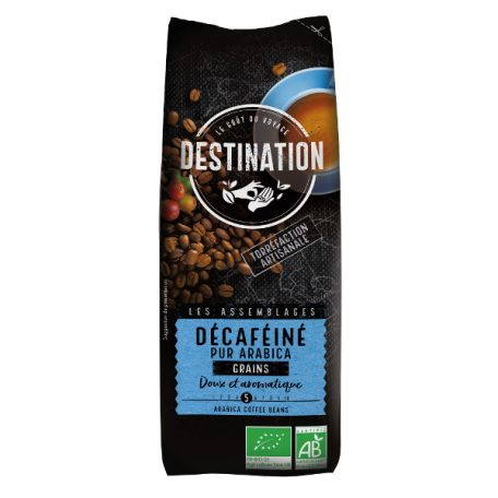 Destination Koffeinmentes Prémium Bio szemes kávé 250g