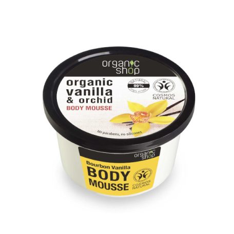 Organic Shop Body mousse Bourbon vanília testápoló  250ml