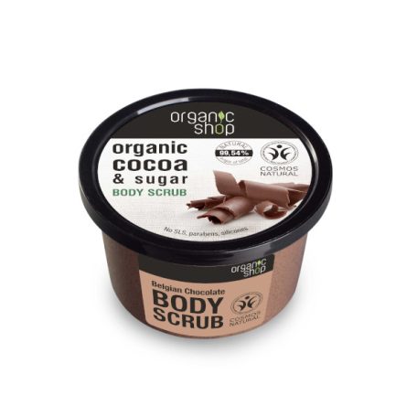 Organic Shop Body Scrub Belga Csokoládé cukros testradír 250ml