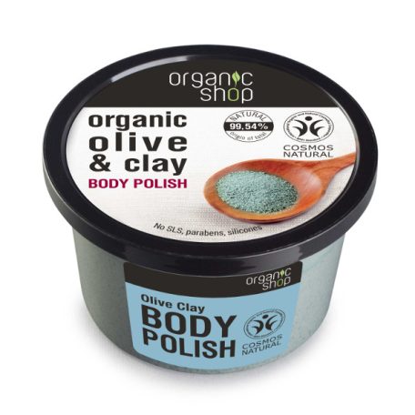 Organic Shop Body Polish Testpolír “Olivás agyag” 250ml