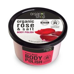   Organic Shop Body Polish Testpolír “Gyöngyrózsa” 250ml