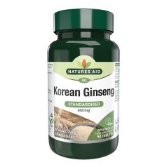 Natures Aid Korean ginseng 600 mg tabletta 90 db