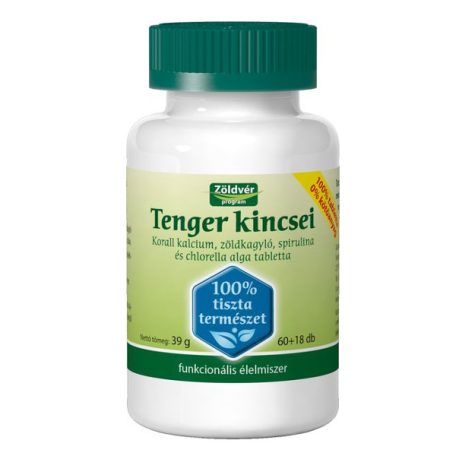 Zöldvér Tenger kincsei (100%) tabletta 60+18db