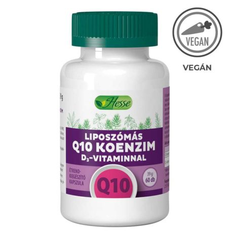 Hesse Liposzómás Q10 koenzim D-3 vitaminnal  étrend-kiegészítő kapszula 60 db