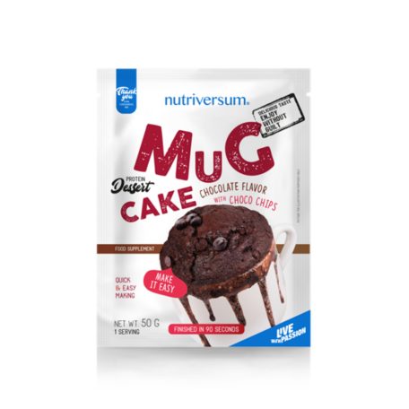 Nutriversum Dessert Mugcake 50g - Csoki-Csokidarabbal