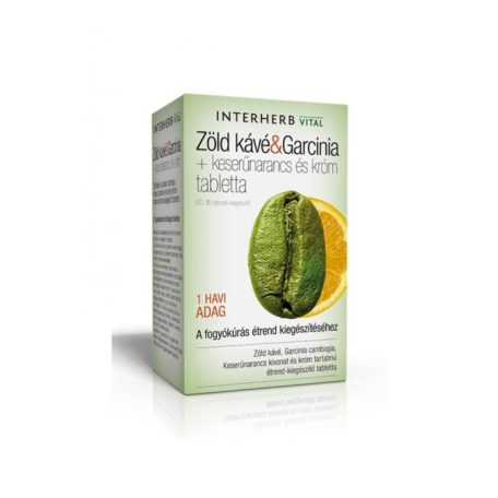 Interherb Zöld Kávé&Garcinia Tabletta 60db