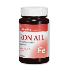 Vitaking Iron All (Vas-komplex) tabletta 100db