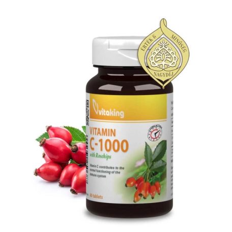 Vitaking C-vitamin 1000mg csipkebogyóval 100 tabletta