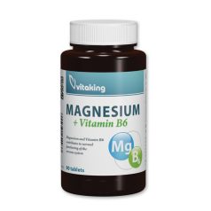 Vitaking Magnézium Citrát + B6-vitamin tabletta 90db