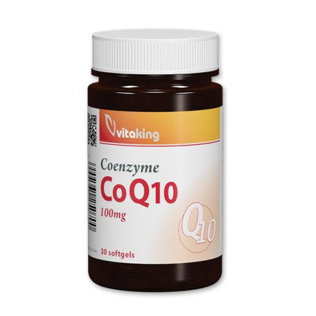 Vitaking Q10 koenzim 100mg lágyzselatin kapszula 30db