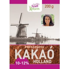 Szafi Reform Zsírszegény holland kakaópor 20-22% 200g