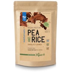 Nutriversum Vegan Pea&Rice Protein 500g  - Csokoládé