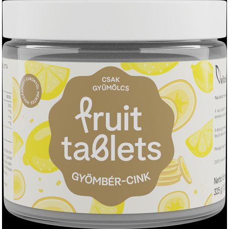 Vitaking Fruit Tablets Gyömbér- (130db)