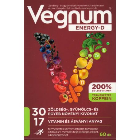 Vegnum Energy-D multivitamin 60 DB