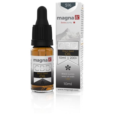Magna & GT  5% CBD olaj (fekete köménymagolajban) 10 ml