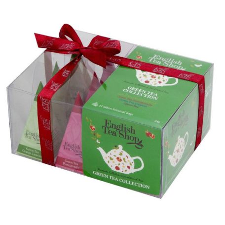 English Tea Shop zöld bio teaválogatás 12 db piramisfilter
