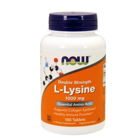 NOW L-Lysine 1000mg tabletta 100db