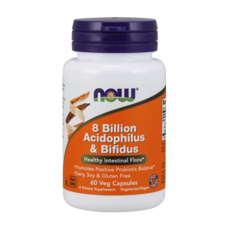 NOW Acidophilus-Bifidus 8 billion kapszula 60db