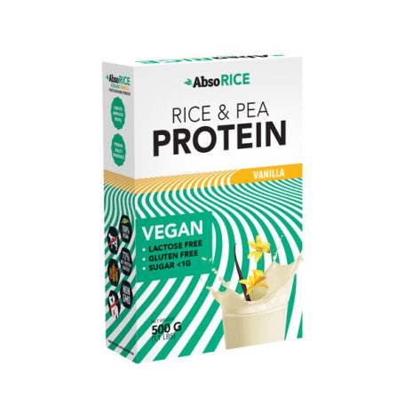 AbsoRICE Protein por 500g vanília ízű