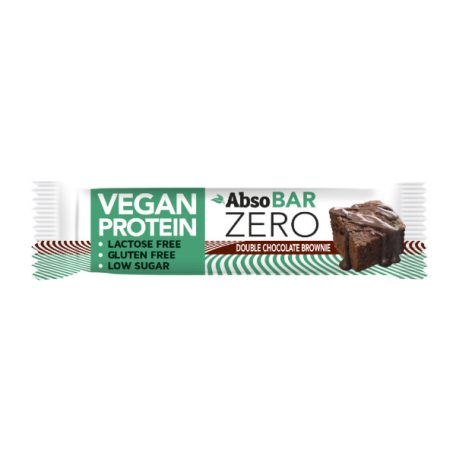 AbsoBAR Zero Vegán protein szelet 40g csokoládés brownie ízű