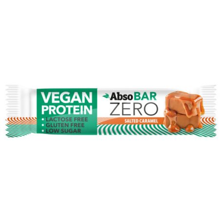 AbsoBar Zero vegán protein szelet 40g sós karamell ízű