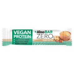 AbsoBar Zero vegán protein szelet 40g mogyoróvaj ízű