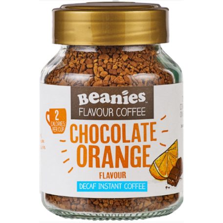 Beanies Instant kávé koffeinmentes narancsos csoki 50g