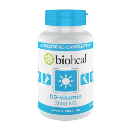 Bioheal D3-vitamin 3000NE lágyzselatin kapszula 70db
