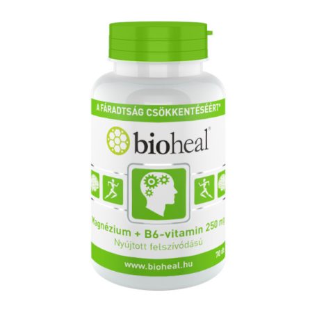 Bioheal Magnézium + B6-vitamin 250mg filmtabletta 70db