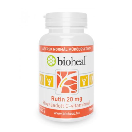 Bioheal Rutin 20mg hozzáadott C-vitaminnal tabletta 70db