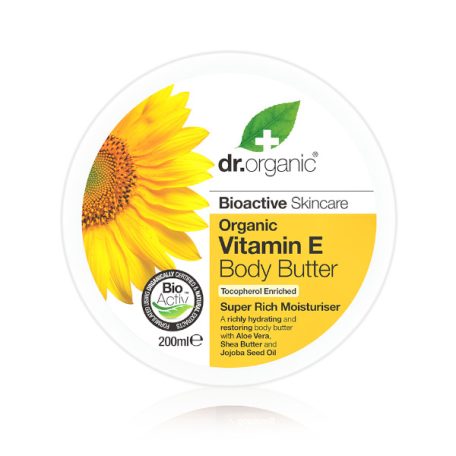 dr. Organic Testápoló vaj természetes E-vitaminnal 200ml