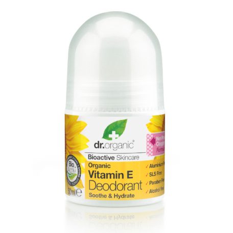 dr. Organic Alumíniummentes golyós dezodor természetes E-vitaminnal 50ml