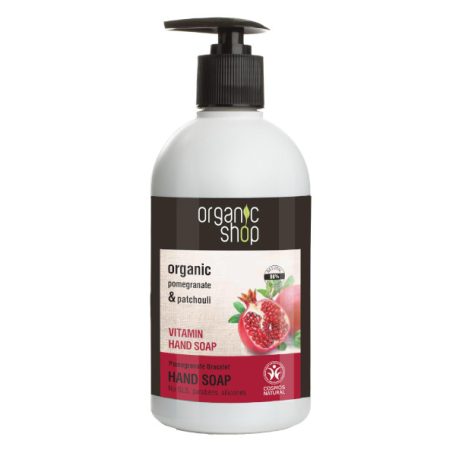 Organic Shop Gránátalma ölelés Vitaminos folyékony kézmosó szappan 500ml