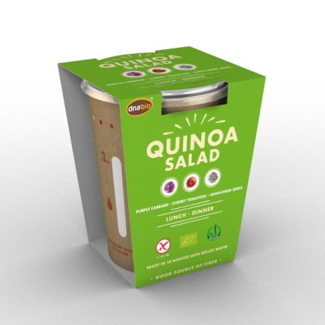 dnabio Instant quinoa saláta BIO, gluténmentes, ebéd - vacsora 65G