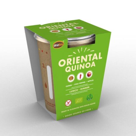 dnabio Instant orientális quinoa BIO, gluténmentes, ebéd - vacsora 65G