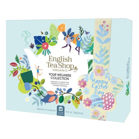 English Tea Shop Papírdobozos Húsvéti bio wellness teaválogatás 48 filter