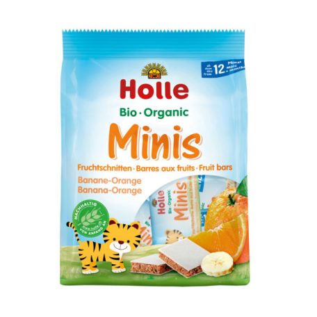 Holle Bio Gyümölcsszelet mini, banán-narancs 100g