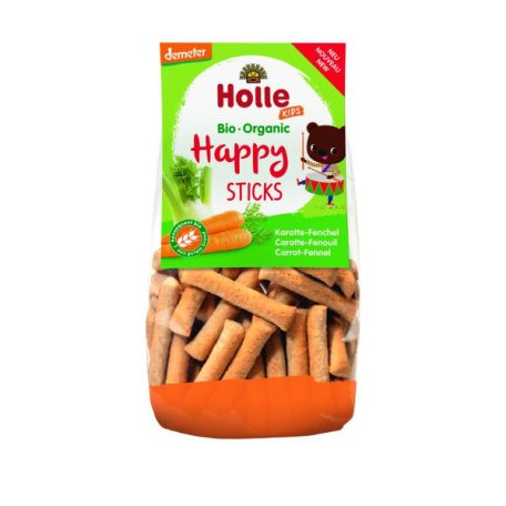 Holle Bio Happy Sticks - sárgarépával és édesköménnyel 100g