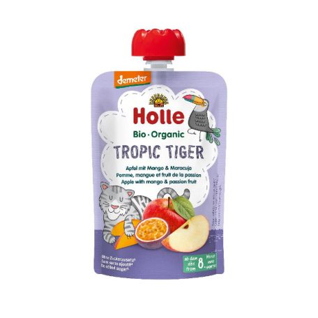 Holle Bio Tropic Tiger - Tasak Alma mangóval és maracujával 100g