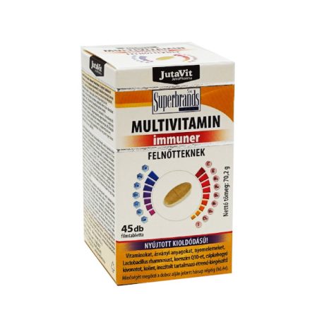 JutaVit Multivitamin Immunkomplex Tabletta Felnőtteknek 45Db