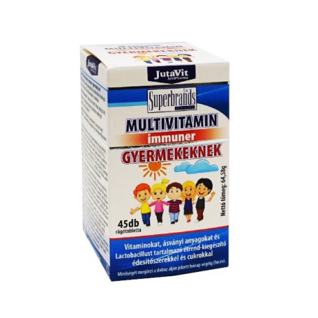 JutaVit Multivitamin Immunkomplex Tabletta Gyerekeknek 45Db