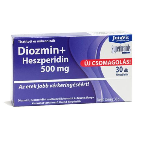 JutaVit Diozmin+Heszperidin 500Mg Tabletta 30Db