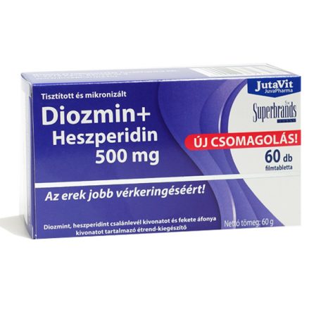 JutaVit Diozmin+Heszperidin 500Mg Tabletta 60Db