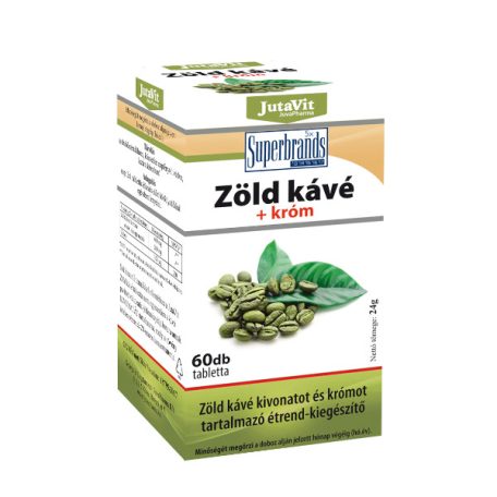 JutaVit Zöld Kávé + Króm Tabletta 60Db