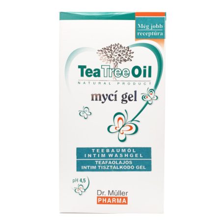 Dr. Müller Pharma Tea Tree Oil teafaolaj intim tisztálkodó gél 200ML