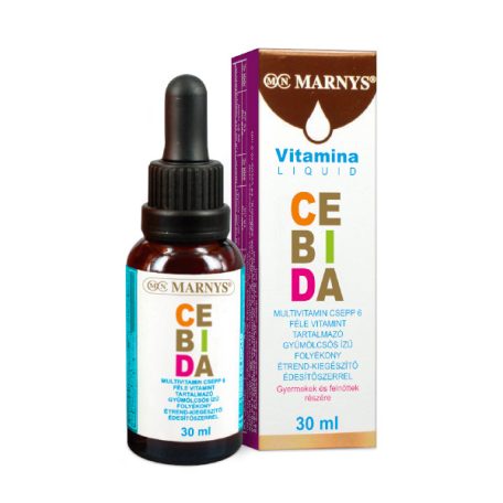 Marnys® Cebida multivitamin csepp 6 féle vitaminnal 30ml - gyümölcsös ízű