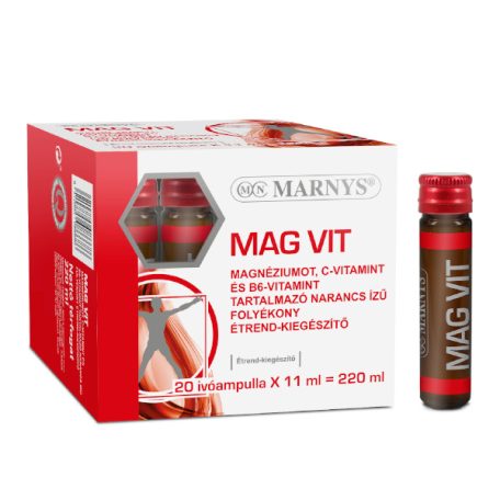 Marnys® Mag Vit Magnéziummal, C-vitaminnal és B6-vitaminnal 20x11ml - narancs ízű